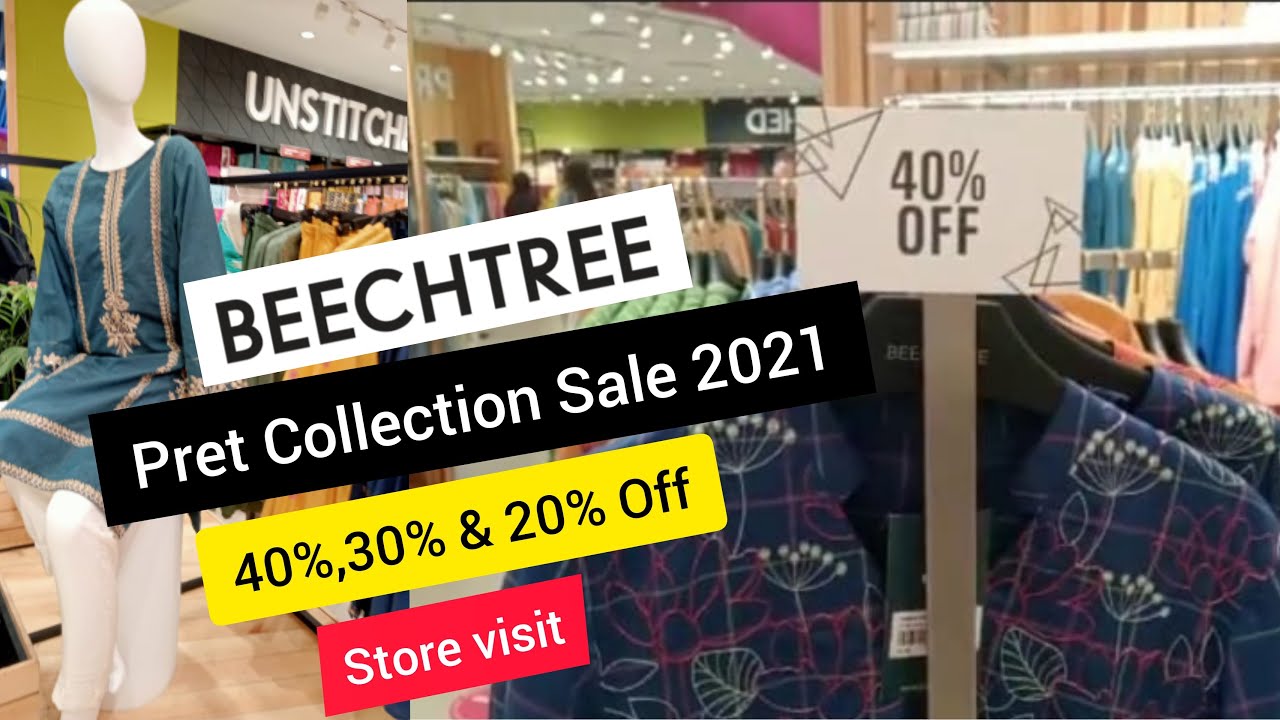 Beechtree 40% 30% & 20%  Off Sale 2021//Pret Collection -Store Visit-Detailed Video With Prices