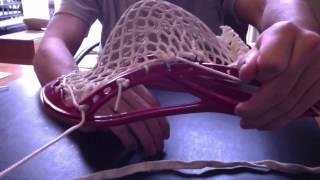How to String a Lacrosse Head with Any Kind of Channel and Pocket (Detailed Steps)