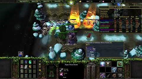 Warcraft 3 Element TD - A lot to learn