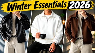 The ONLY 6 Winter Essentials Every Guy Needs