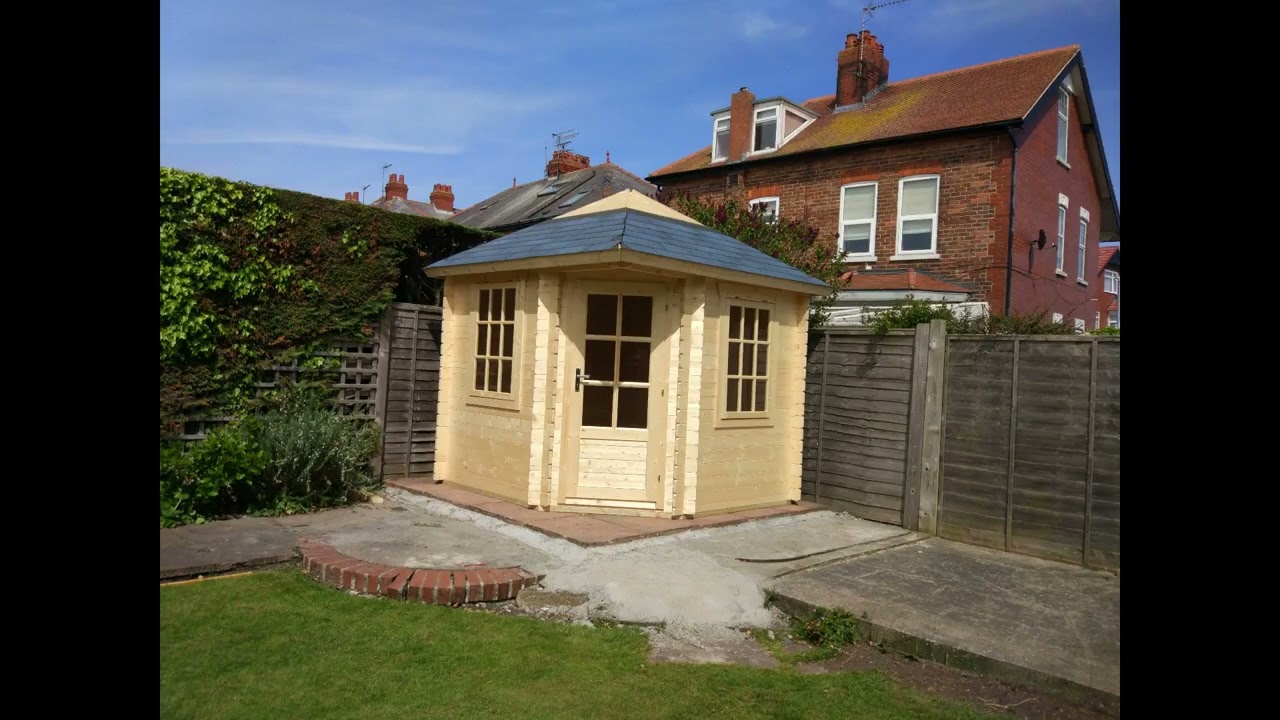 Daniel log cabin time lapse build - TUIN