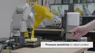Simulating Soft Touch: Sponge Force Feedback with Haply Robotics and Mecademic screenshot 3