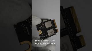 Mac Studio M4 Max SSD Original vs Third Party Comparison
