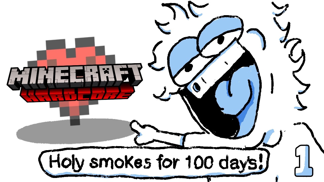 100 DAYS IN HARDCORE MINECRAFT!!!!!!