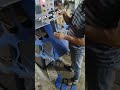 Hydraulic pannel system slippers making machine