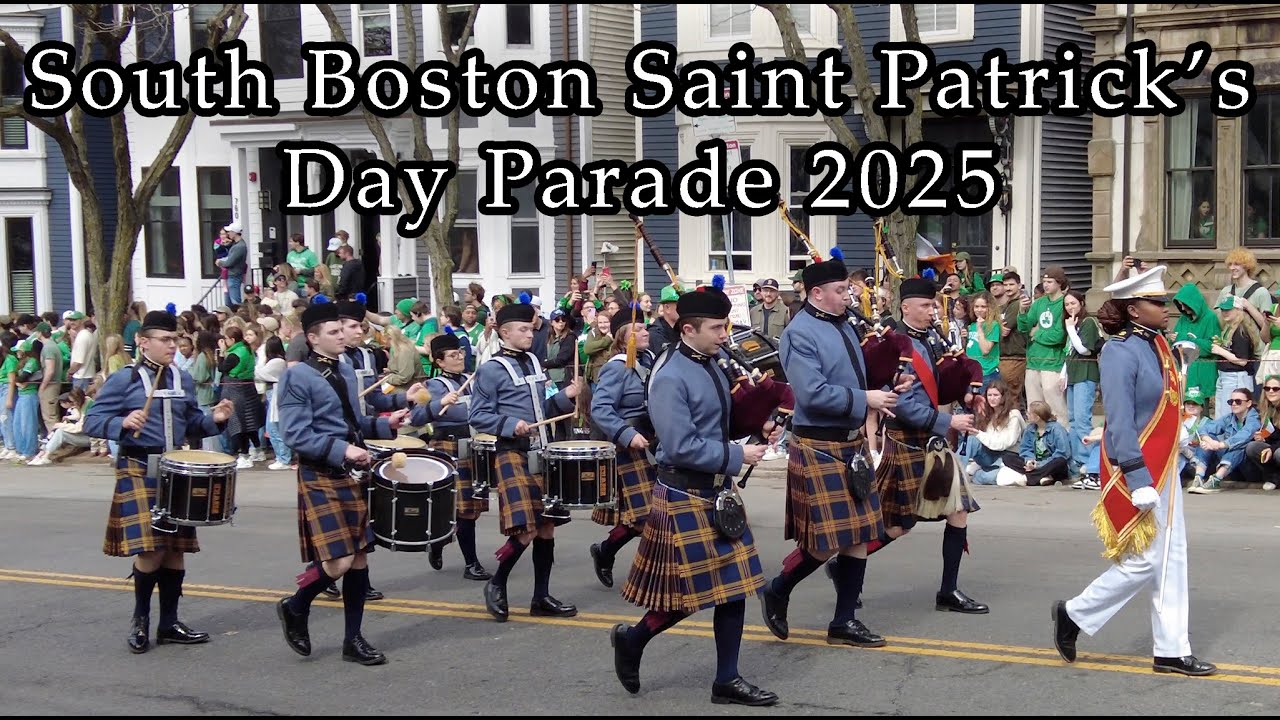 Saint Patrick's Day Parade in South Boston MA 2025