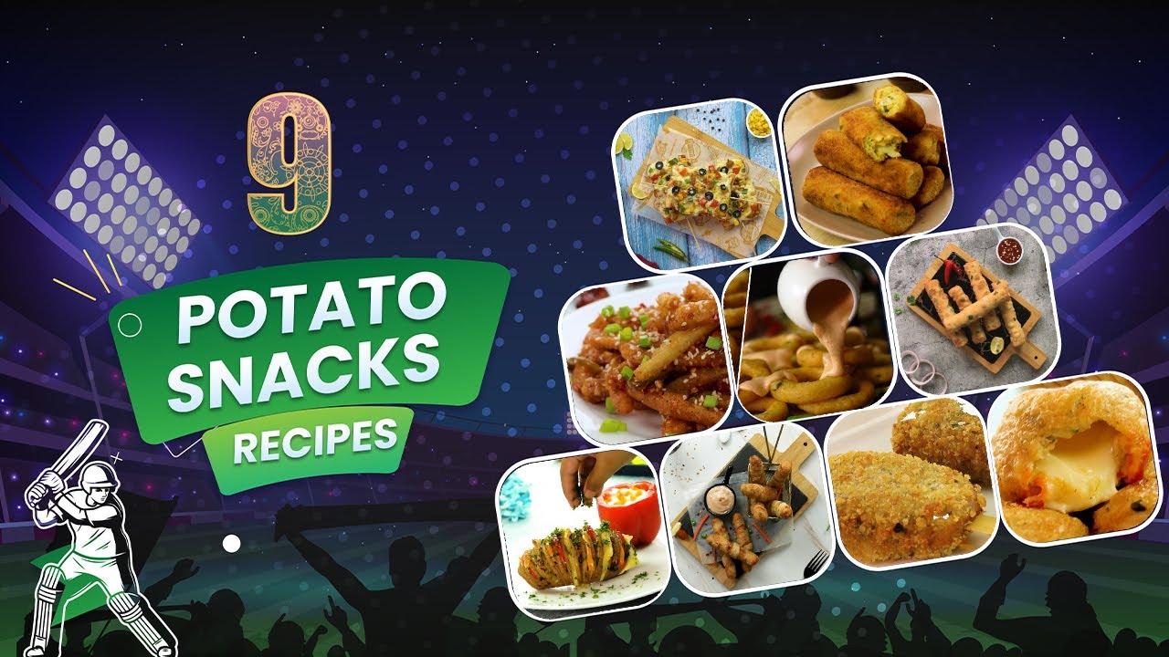 9 Quick Potato Snacks | Crispy Potato Snacks | Delicious Snacks for T20 World Cup Matches | SooperChef