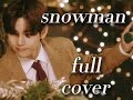 Taehyung Snowman By SIA Ai Cover