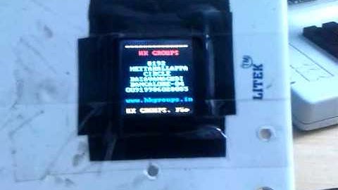 Nokia 6610 LCD Interface to 89c52