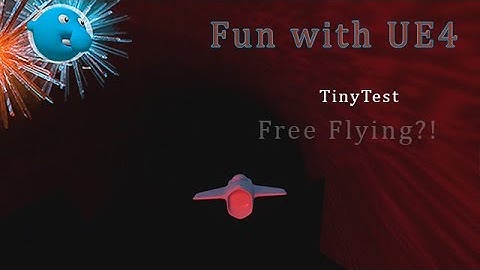 Unreal Engine4 - Flying Template Test with Houdini L-System as Level Geo