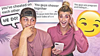 Reacting To Your DIRTY Assumptions About Our Relationship