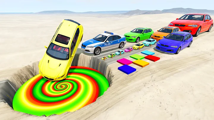 BIG & SMALL CARS vs GIANT PIT #153 - BeamNG.drive Ninja BeamNG !