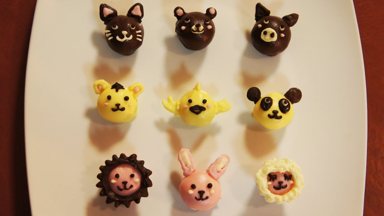 Animal Chocolate Truffles Japanese Interesting DIY Candy Making Kit -  YouTube