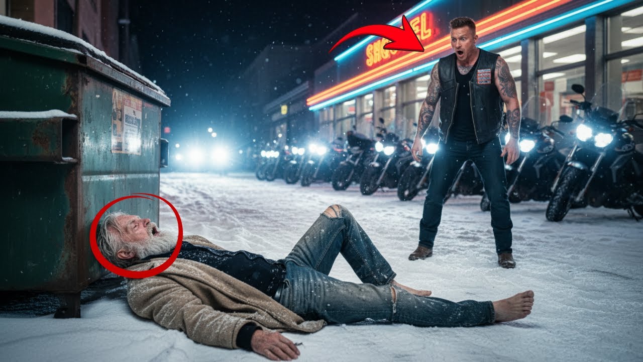 Shaking Behind a Trash Can, He Didn’t Expect 180 Hells Angels to Change Everything