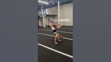 STANDING TUMBLING ON THE SPRING FLOOR!! PART 2 #shorts