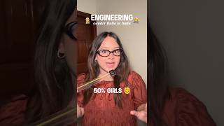 Engineering Gender ratio in 🇮🇳 #engineer #iitjee #jeemains #iit #women #engineering #neet