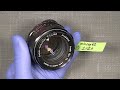 Oil on the aperture blades In Asahi Super-Takumar 1:1.4/50  (7 lens element version