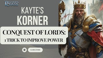 ⚔️ Rapid Power Gains: How to Sacrifice Troops & Gain Power in Conquest of Lords | Puzzles and Chaos