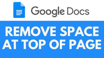 How To Remove Space at Top of Page in Google Docs | Eliminate Top Margin | Google Docs Tutorial