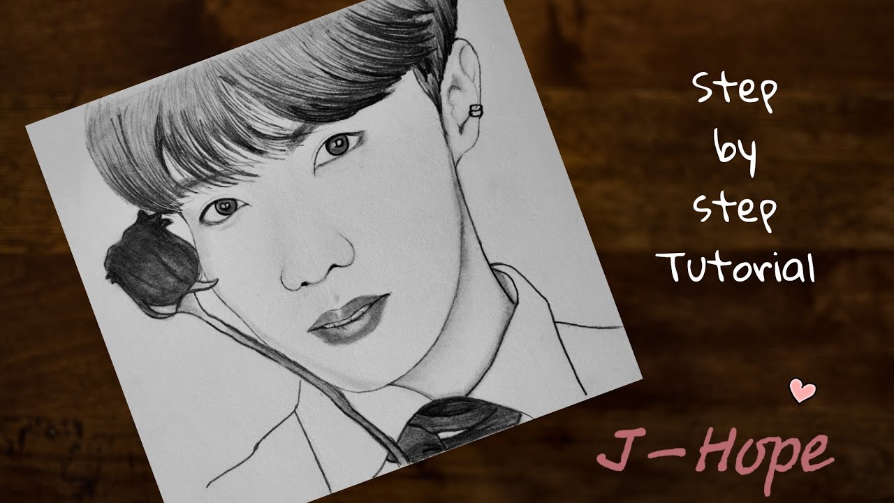 BTS J-hope 'jack' Themed Pencil Drawing : PRINT From Original Fanart - Etsy  Sweden