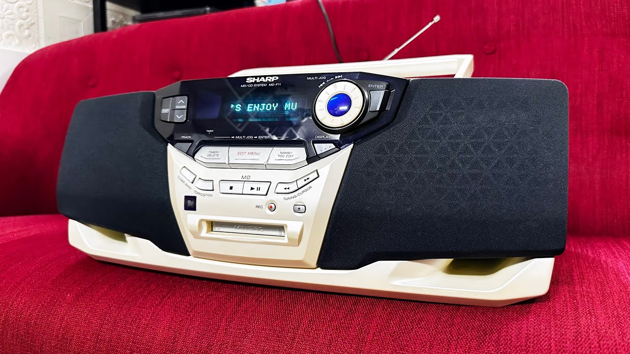 ラジオ・コンポ SHARP MD/CD SYSTEM MD-F11 Selling SHARP MD-F11 STUDIO Radio - 3D Sound - Powerful Sound