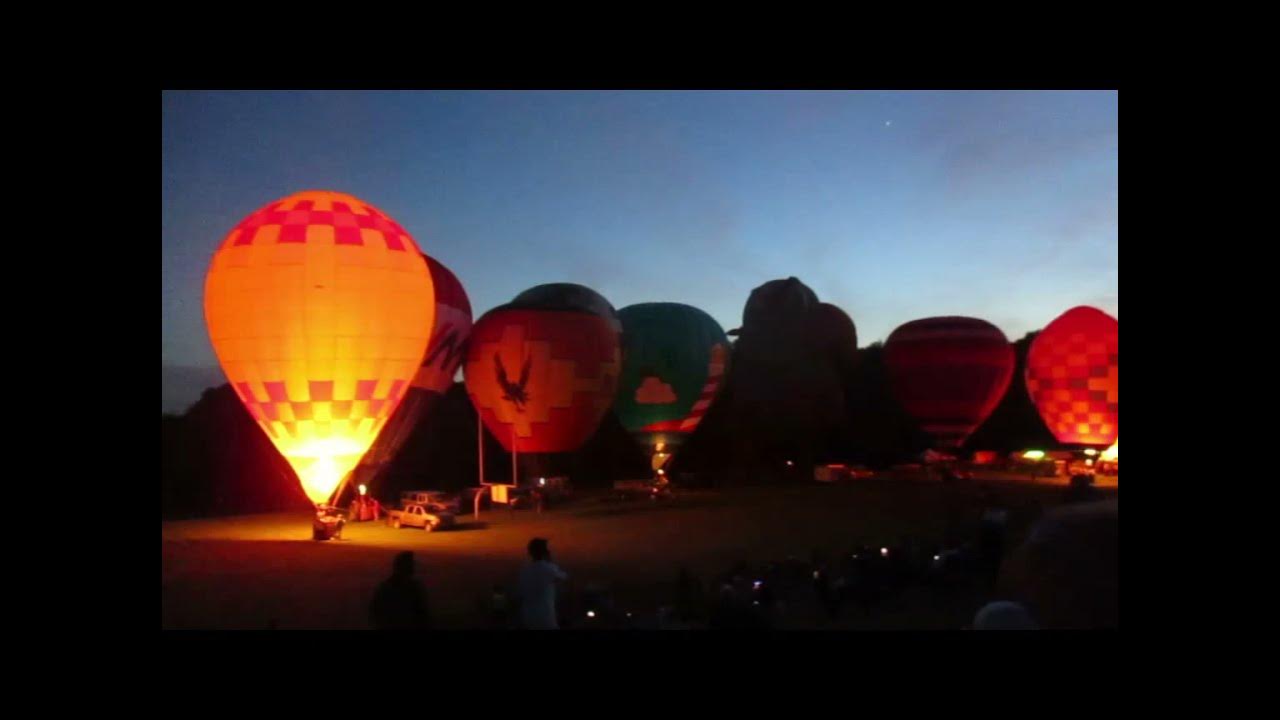 HOT AIR BALLOON NIGHT GLOW at Thurston Classic Meadville PA. Shorts