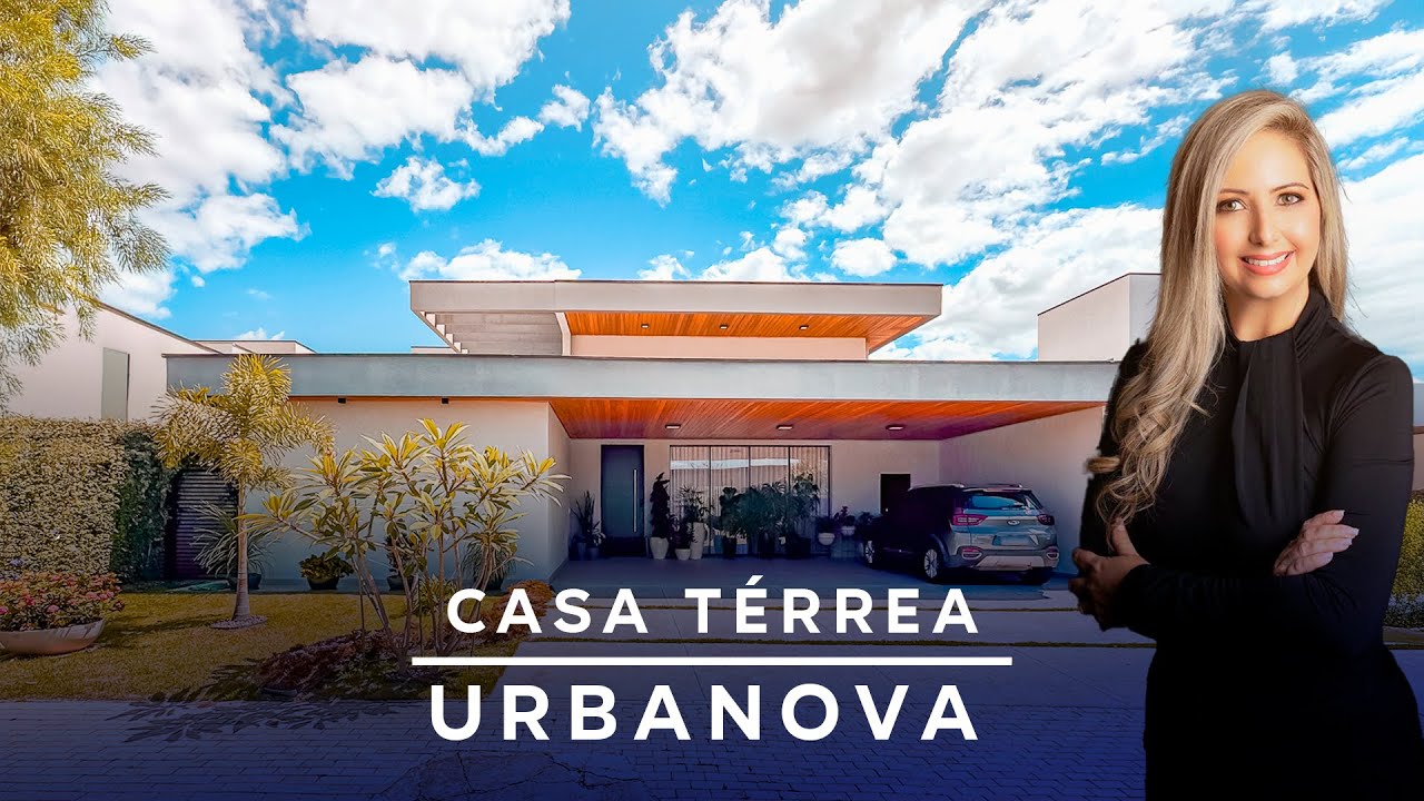CASA TÉRREA ALTO PADRÃO | 4 SUÍTES – À VENDA EM CONDOMÍNIO FECHADO | URBANOVA - SJCAMPOS - SP
