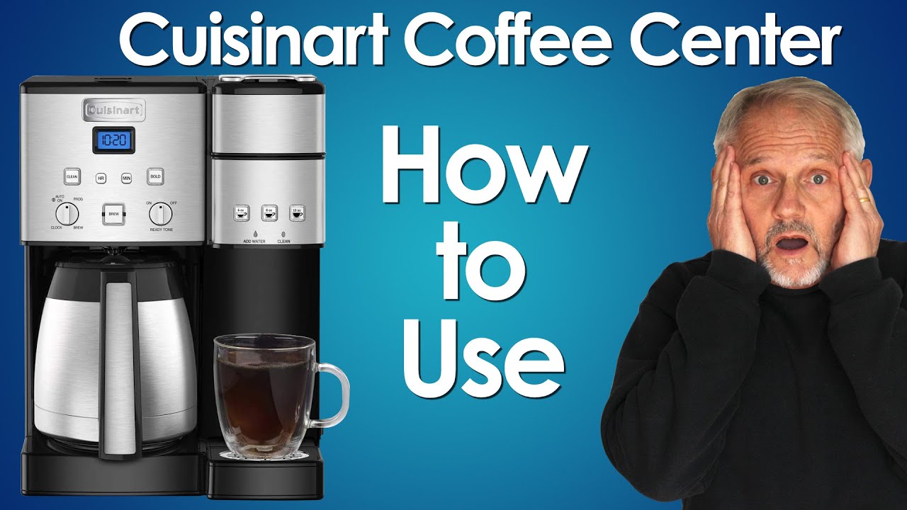 HOW TO SET THE AUTO ON TIME Cuisinart Coffee Center 12 Cup Programmable Coffee  Maker SS-15 