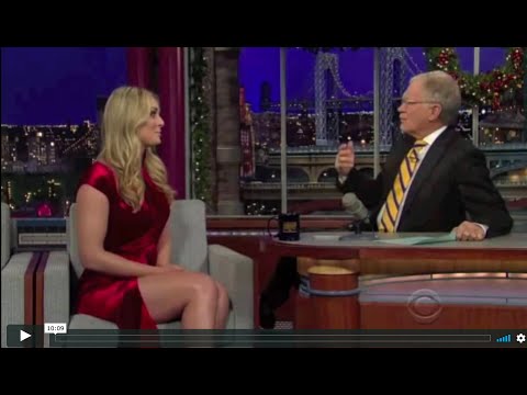 Lindsey Vonn Hot Legs Basic Instinct Dress For David Letterman Interview In 2011