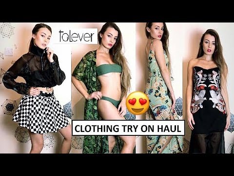 Clothing Try-On Haul+Review | TALEVER