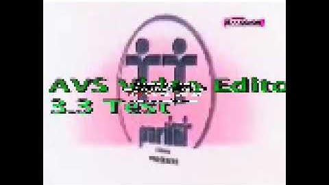 AVS Video Editor 3.3 in Windows XP SP3 Test