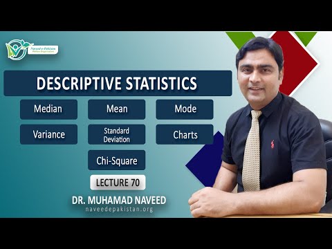 How to calculate Mean, Median, Standard deviation, Chi-Square u0026 charts | SPSS Part-2 | Lecture 70