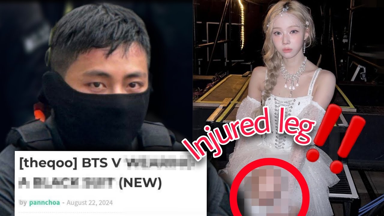 v (bts) became a powerful man | Winter's knee is badly injured‼️ - YouTube
