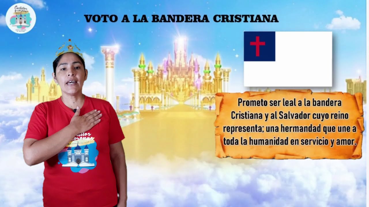 Desfile de emblemas/Voto a la bandera Cristiana-ECV "Castillos y