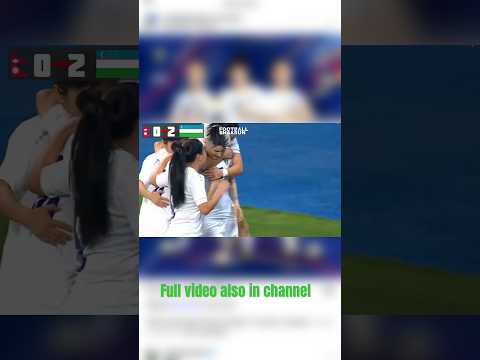 Nepal vs Uzbekistan Women 3–3 | Extended Highlights – नेपाल उजबेकिस्तान महिला हाइलाइट्स