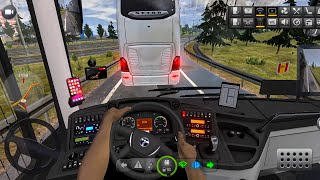 Bus Simulator : Ultimate Android Gameplay | Driving Temsa Md9 Bus | Rainy Weather screenshot 3