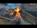 We filmed a VOLCANO with a drone! Iceland Volcano March 2021