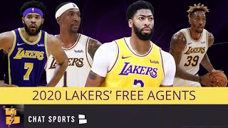 Lakers Free Agency: A Closer Look At Anthony Davis, Dwight Howard, KCP \& More 2020 Free Agents