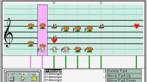 Chrono Trigger, Burn! Bobonga! - Mario Paint Composer