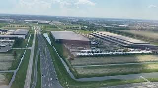 Corendon landing a350-900 Schiphol Airport vanuit Curaçao