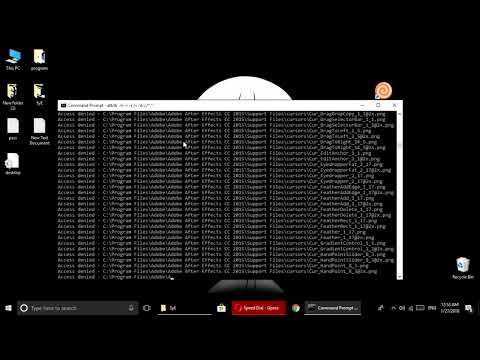 ვირუსების წაშლა CMD-ს გამოყენებით