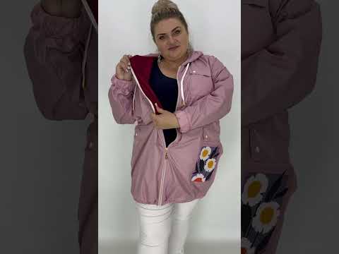 Жіноча вітровка супер великих розмірів, відео 1