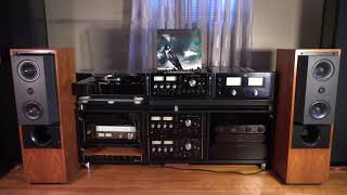 Pierre Lurne J1 - SL5 Tonearm, Audio Technica at20sla Cart - Sansui Ca/Ba 3000 - Kef 104.2 Speakers