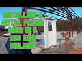 How to install metal frame door in Red Iron construction