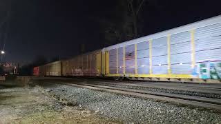 Foamer Train: M626-11 With Two CSX SD40-2 Leaders