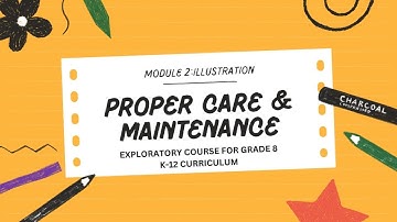 ILLUSTRATION - MODULE 2-Maintain Hand Tools, Drawing Instruments, Equipment and Paraphernalia (MT)