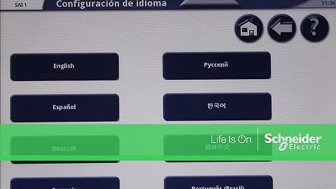Configuring Language & Regional Settings on APC Symmetra™ PX 250/500 | Schneider Electric Support