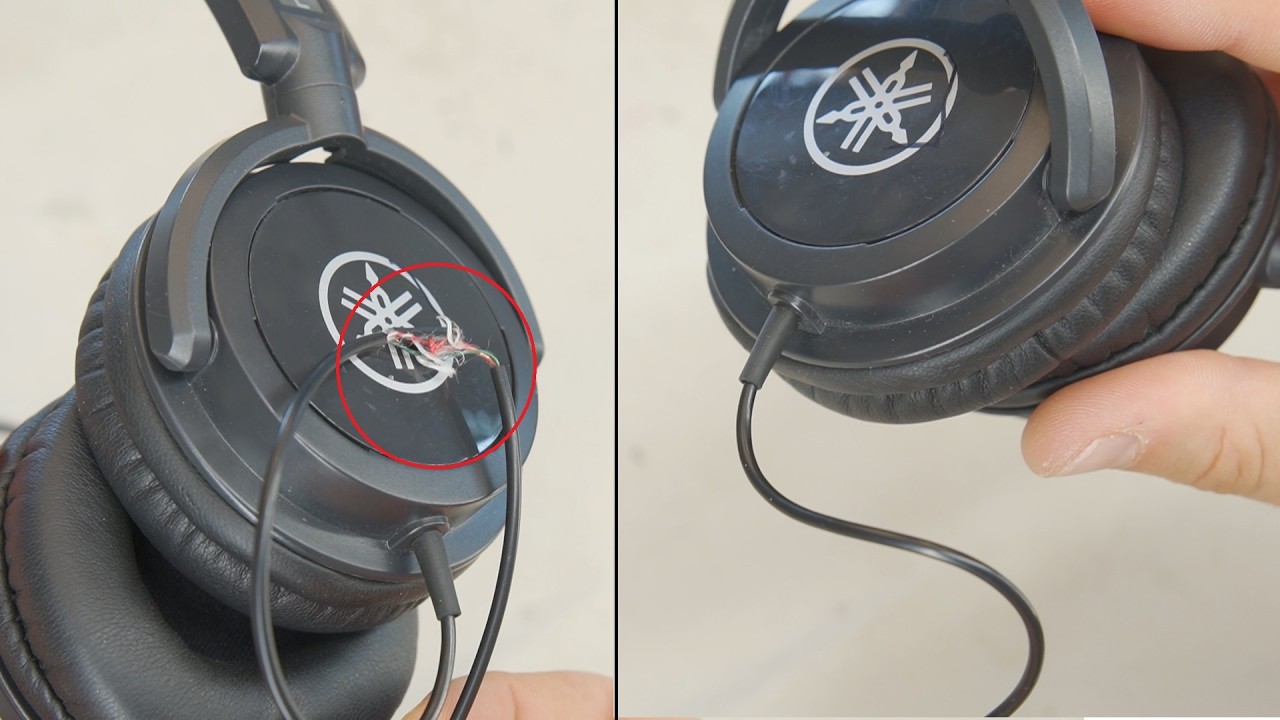 How to Repair Headphone Broken Cable at Home - Easy DIY - YouTube