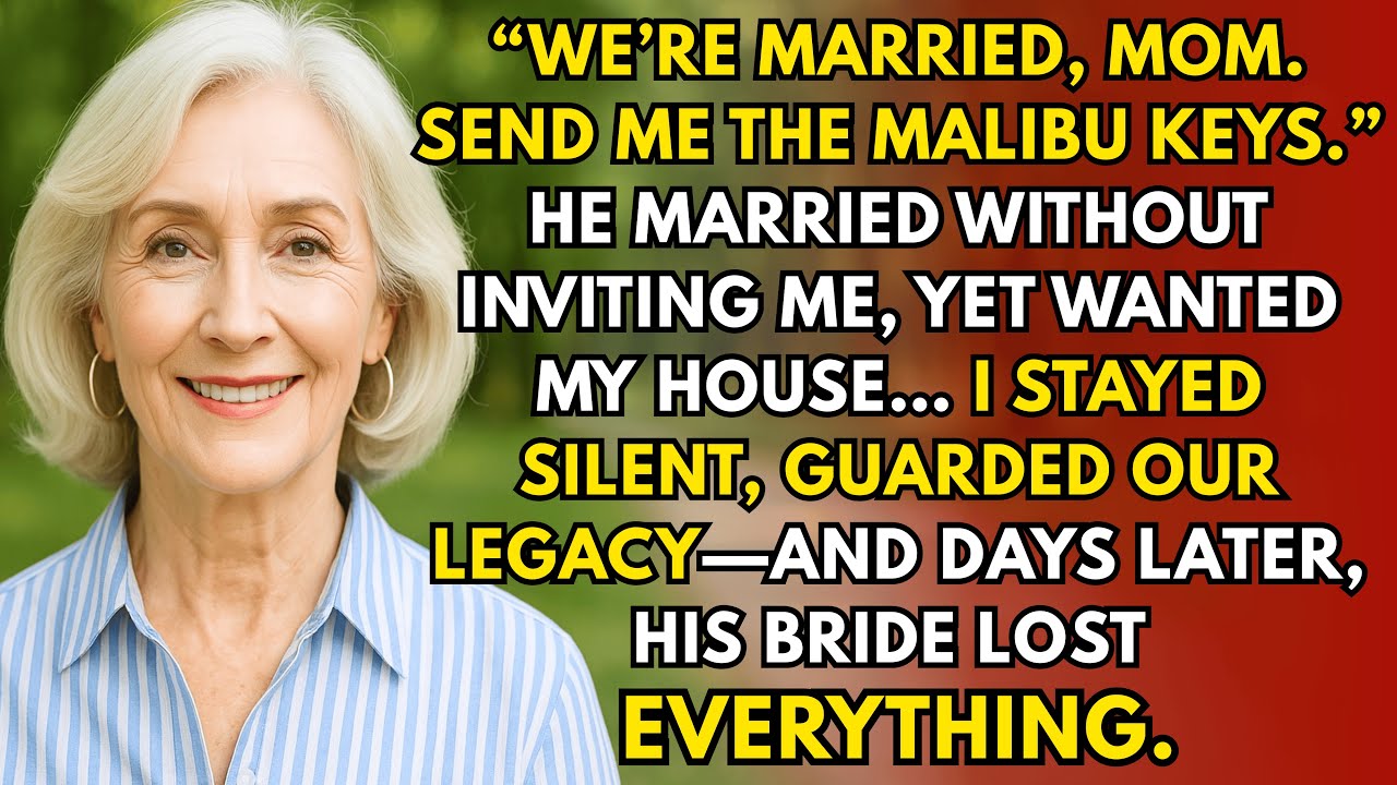 My Son Married Without Inviting Me, I Guarded Our Legacy in Silence—His Bride Lost Everything