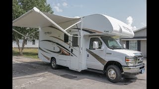 2017 Thor Freedom Elite 22FE class C motorhome walkaround tutorial video